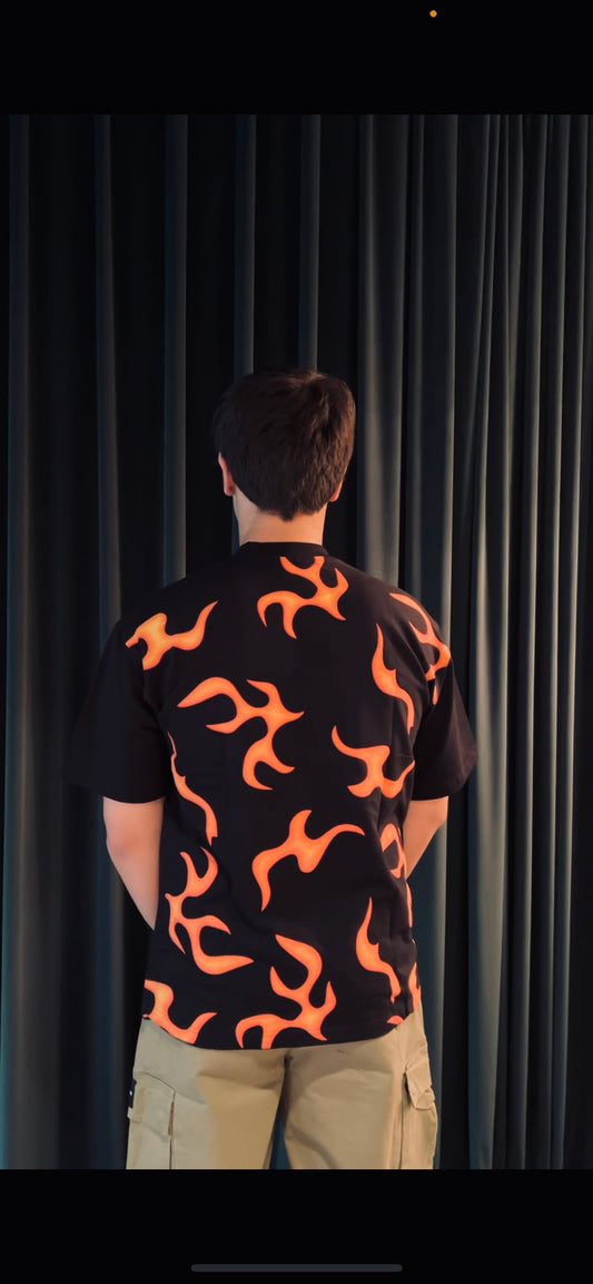 Escape& Die Black Oversize T-Shirt