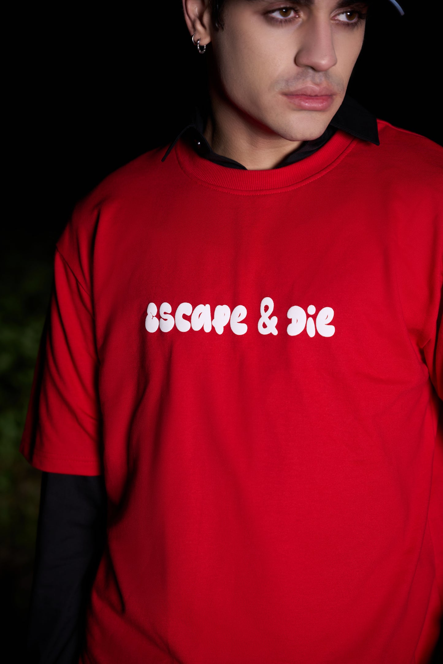 Ladder on the edge T-shirt