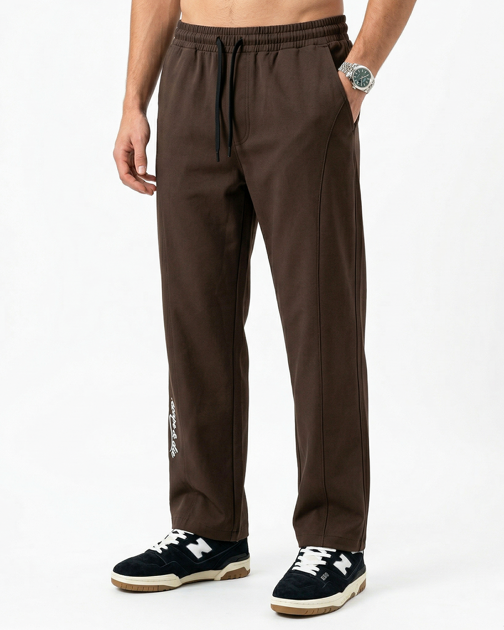COCOA FLEX SWEATPANT (BROWN)
