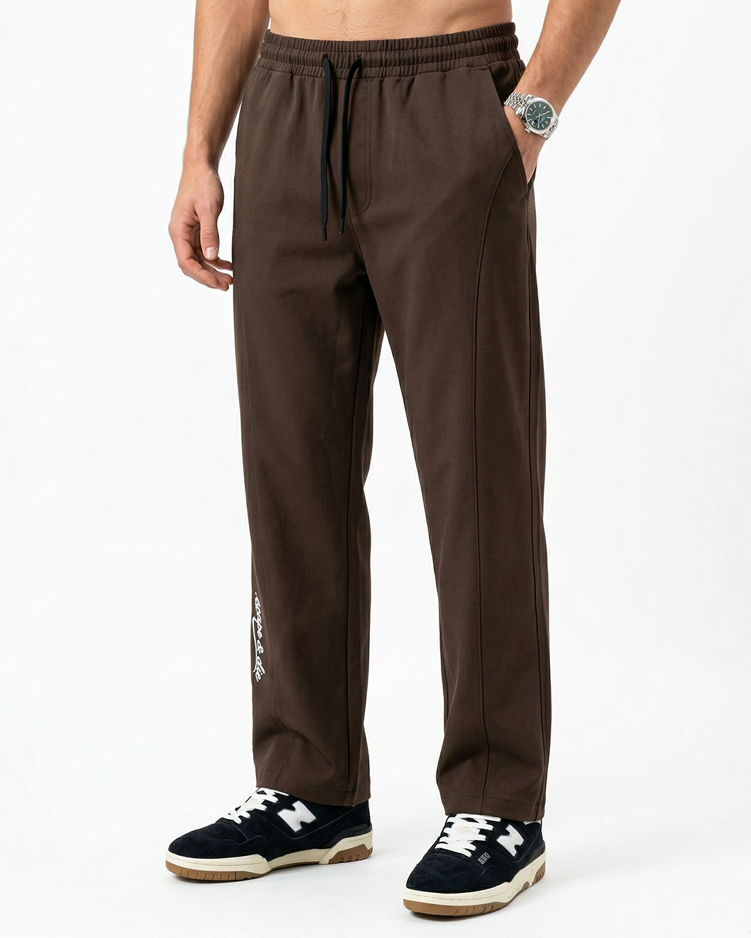 COCOA FLEX SWEATPANT (BROWN)