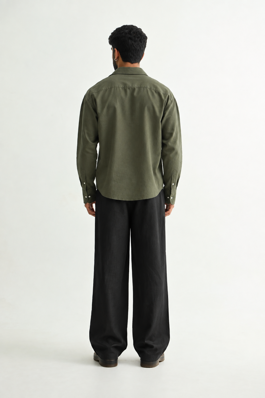 Olive & Black Linen Set-thumbmail-2