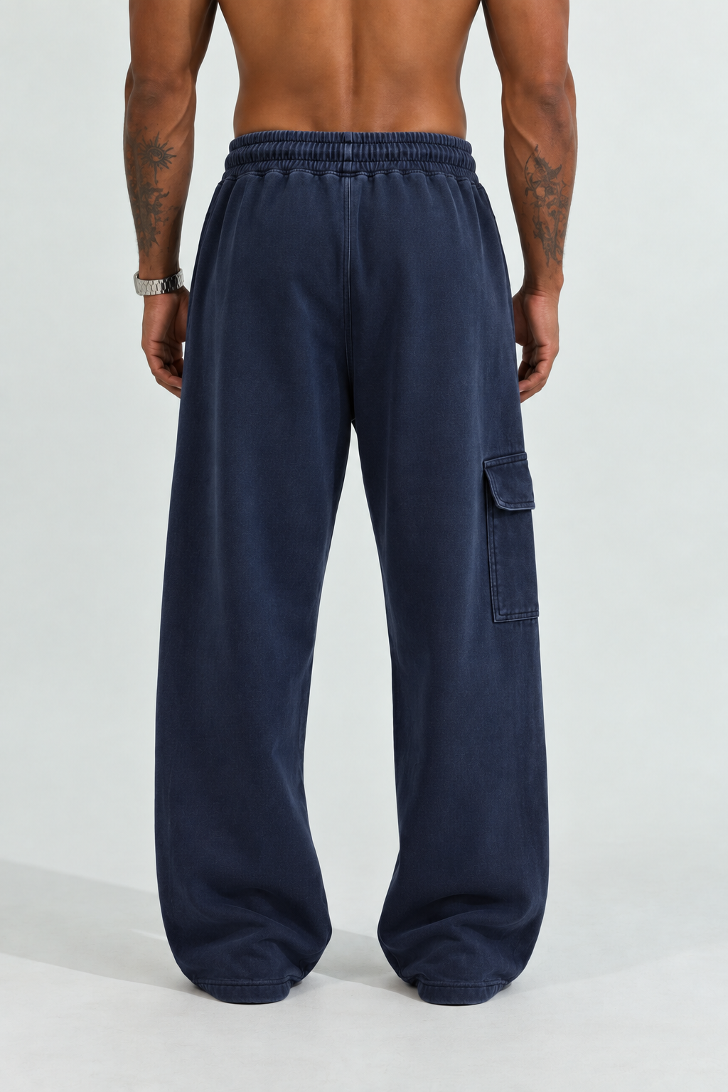 LAST ESCAPE SWEATPANT (NAVY BLUE)-thumbmail-2