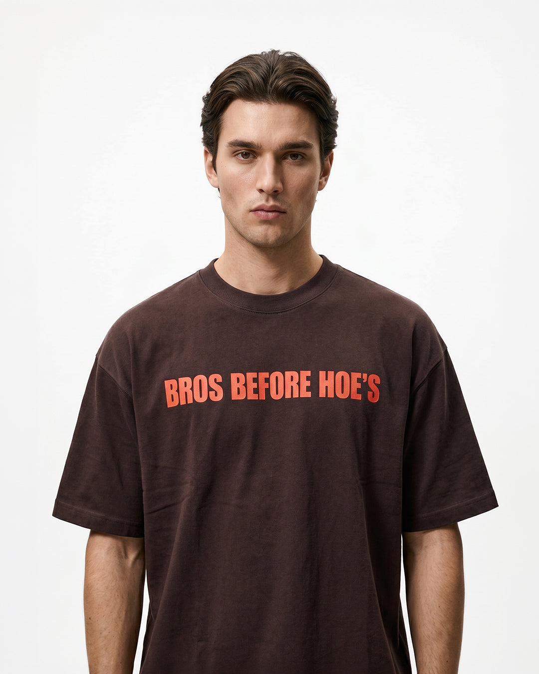 Escape Brown Oversize T-Shirt-thumbmail-2