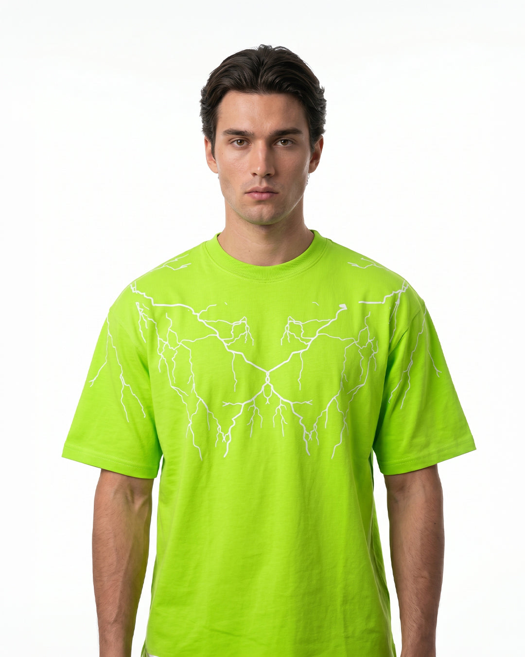 Escape Drop Shoulder Neon Oversize T-Shirt-thumbmail-3