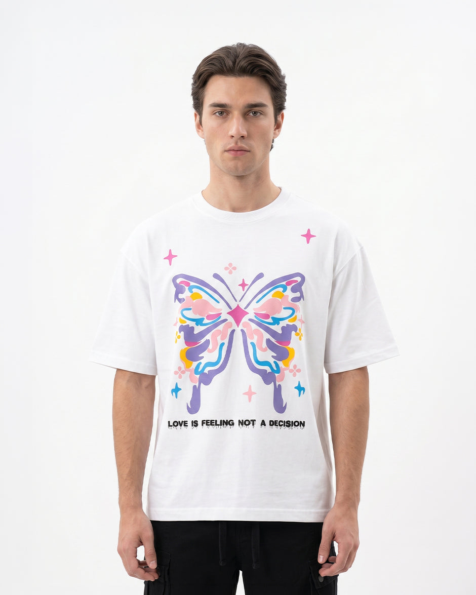 Escape White Private Oversize T-Shirt