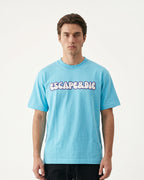Escape& Die Light Blue Oversize T-shirt