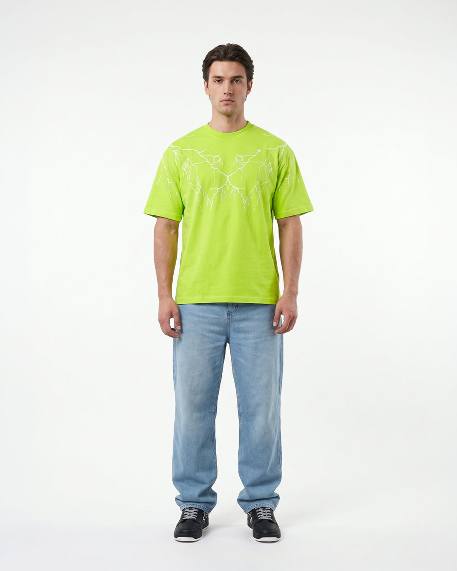 Escape Drop Shoulder Neon Oversize T-Shirt