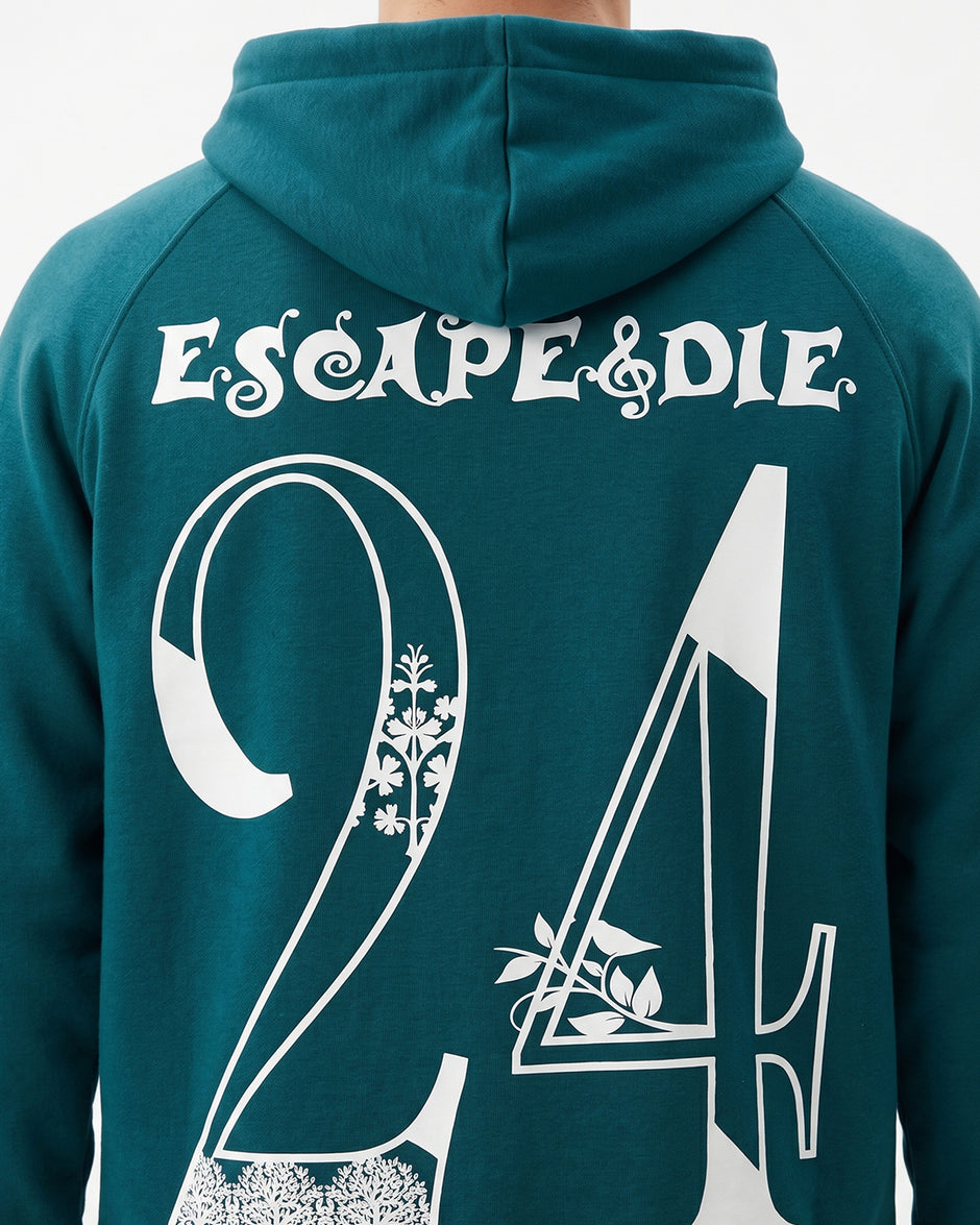 Fear Of Being Average -bottle Green Unisex Hoodie