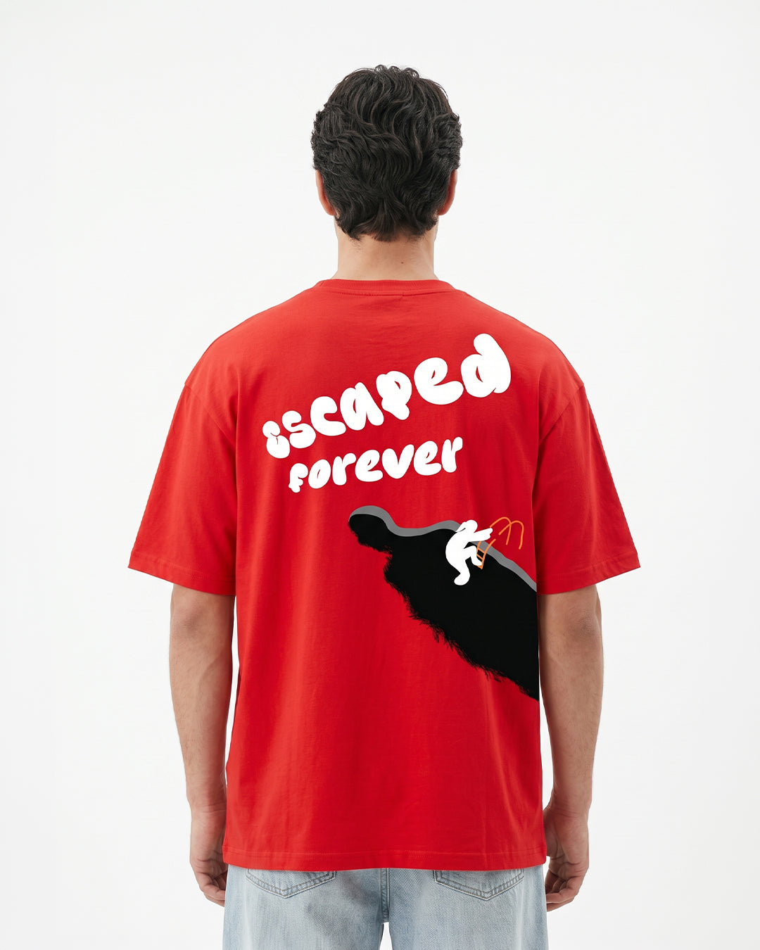Ladder on the edge T-shirt -thumbmail-3
