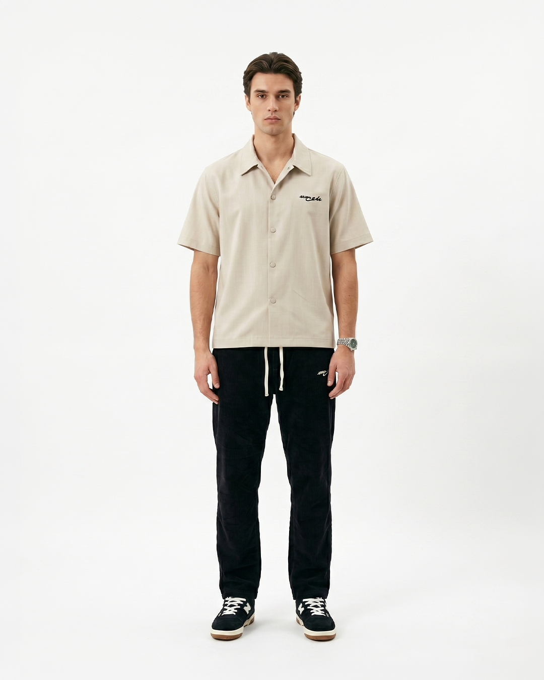 PURE ESCAPE LINEN SHIRT (BEIGE)