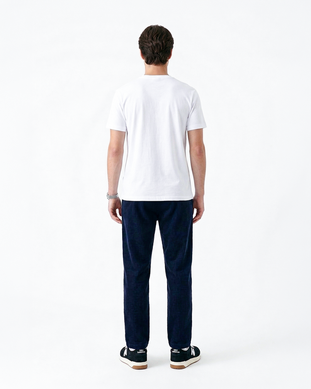 LAST ESCAPE CORDUROY SWEATPANT (NAVY BLUE)-thumbmail-5