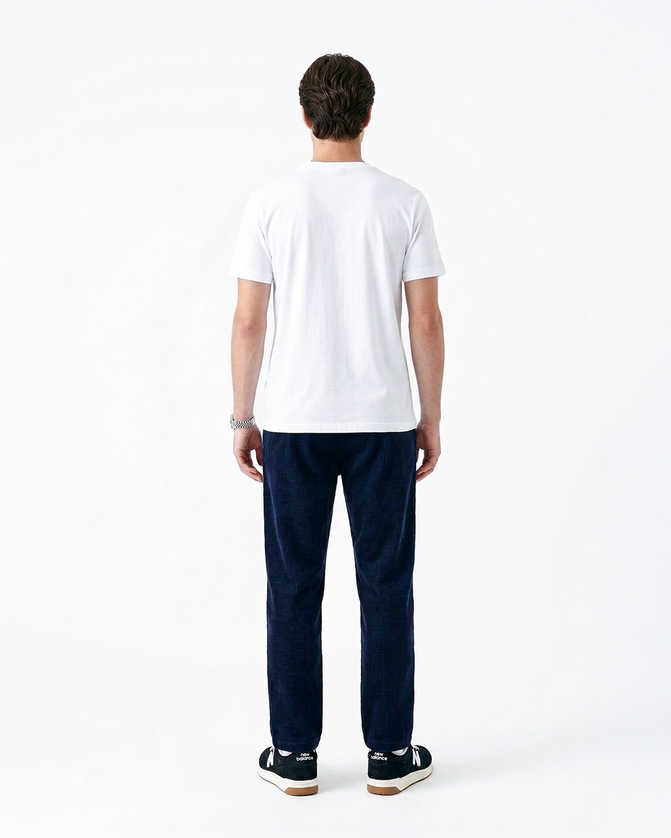 LAST ESCAPE CORDUROY SWEATPANT (NAVY BLUE)