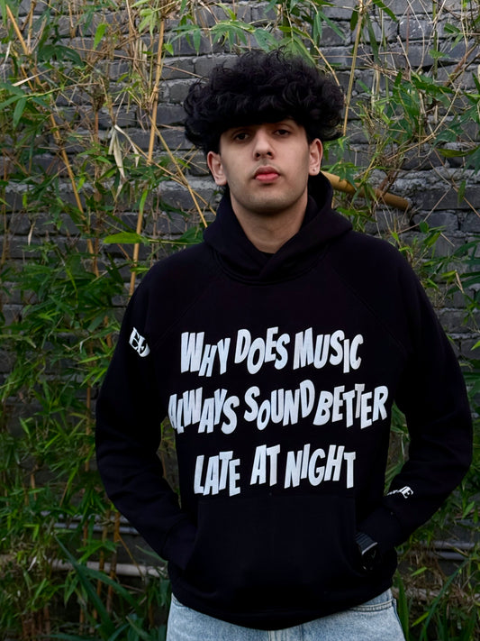Music Sounds Better -black Unisex Hoodie