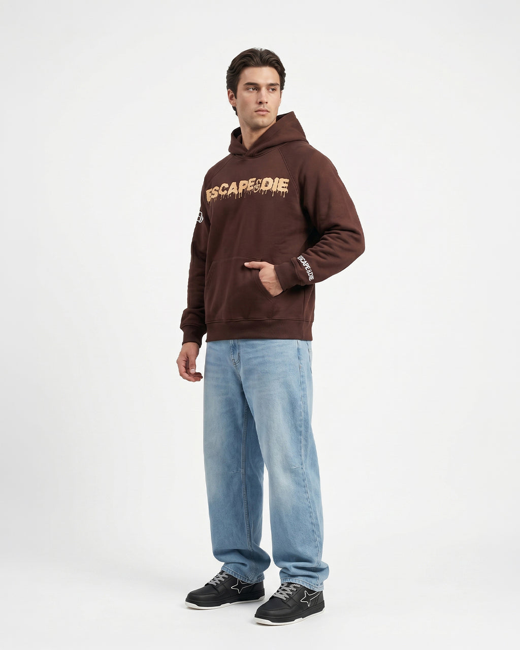 Book Brown Unisex Hoodie