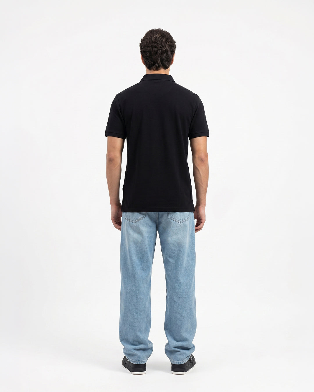 Escape Black Polo tee-thumbmail-4