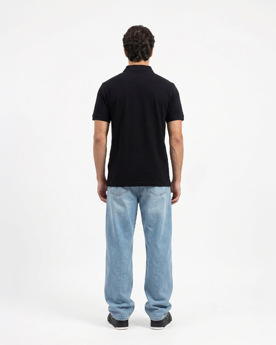 Escape Black Polo tee