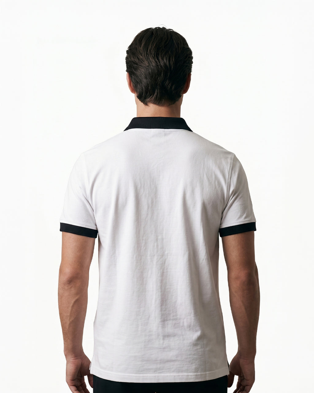 Escape White Polo tee