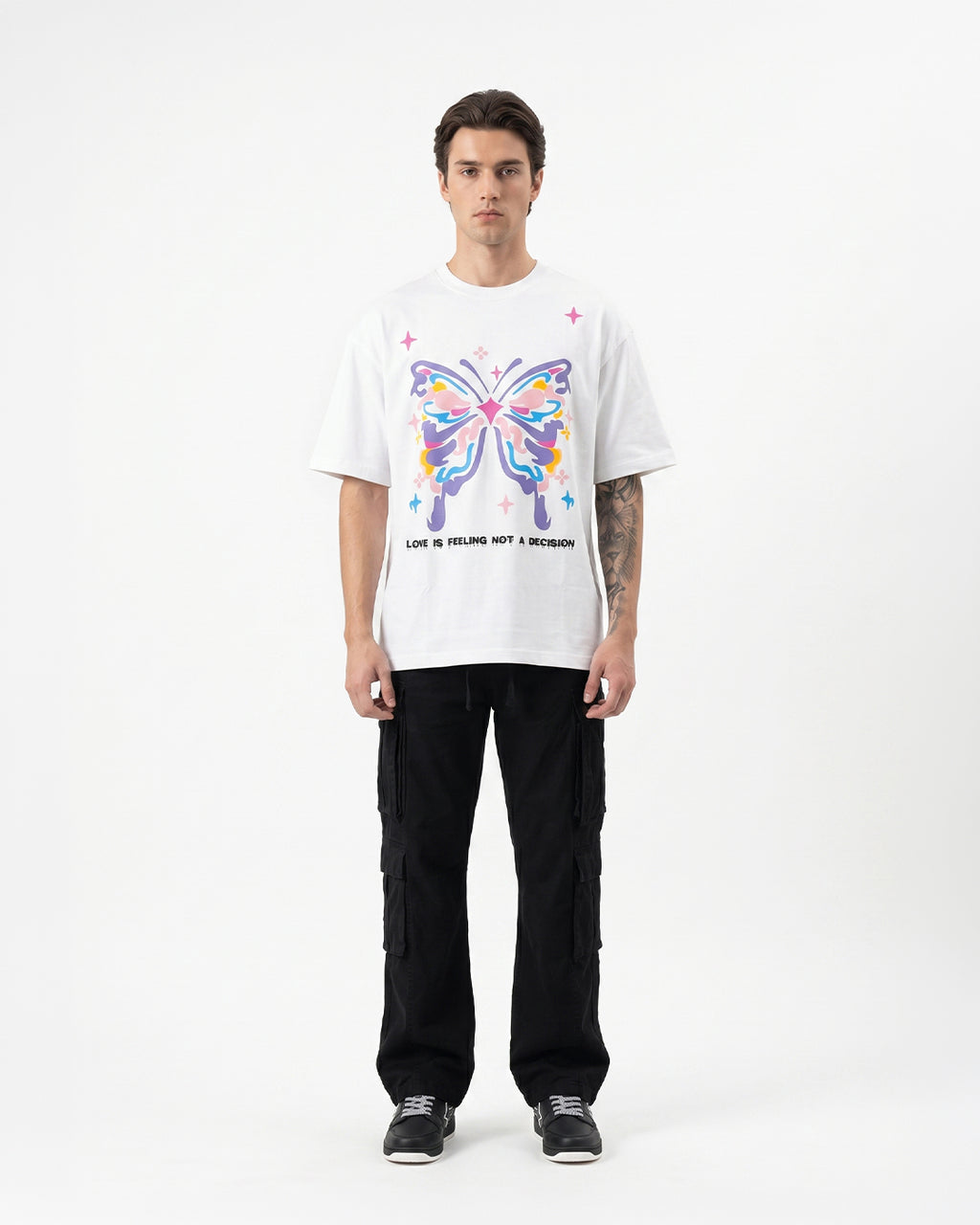Escape White Private Oversize T-Shirt