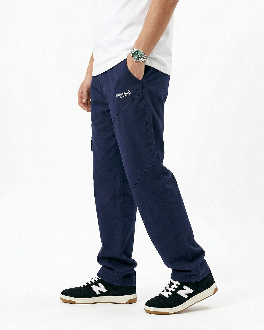 LAST ESCAPE SWEATPANT (NAVY BLUE)-thumbmail-5