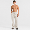 Vintage Off-White Linen Pants
