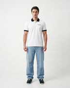 Escape White Polo tee