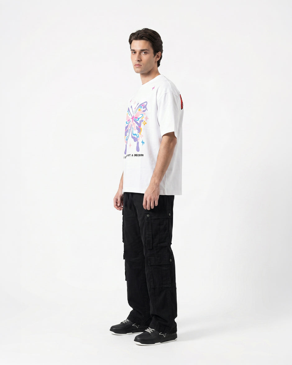 Escape White Private Oversize T-Shirt