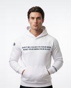 Escape Your Mind -white Unisex Hoodie