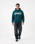 Fear Of Being Average -bottle Green Unisex Hoodie