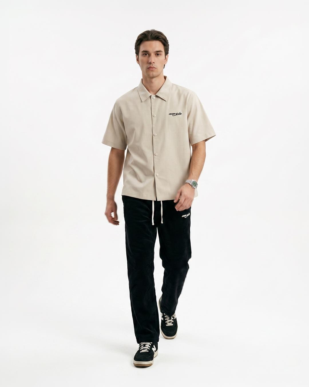 PURE ESCAPE LINEN SHIRT (BEIGE)-thumbmail-7