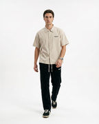 PURE ESCAPE LINEN SHIRT (BEIGE)