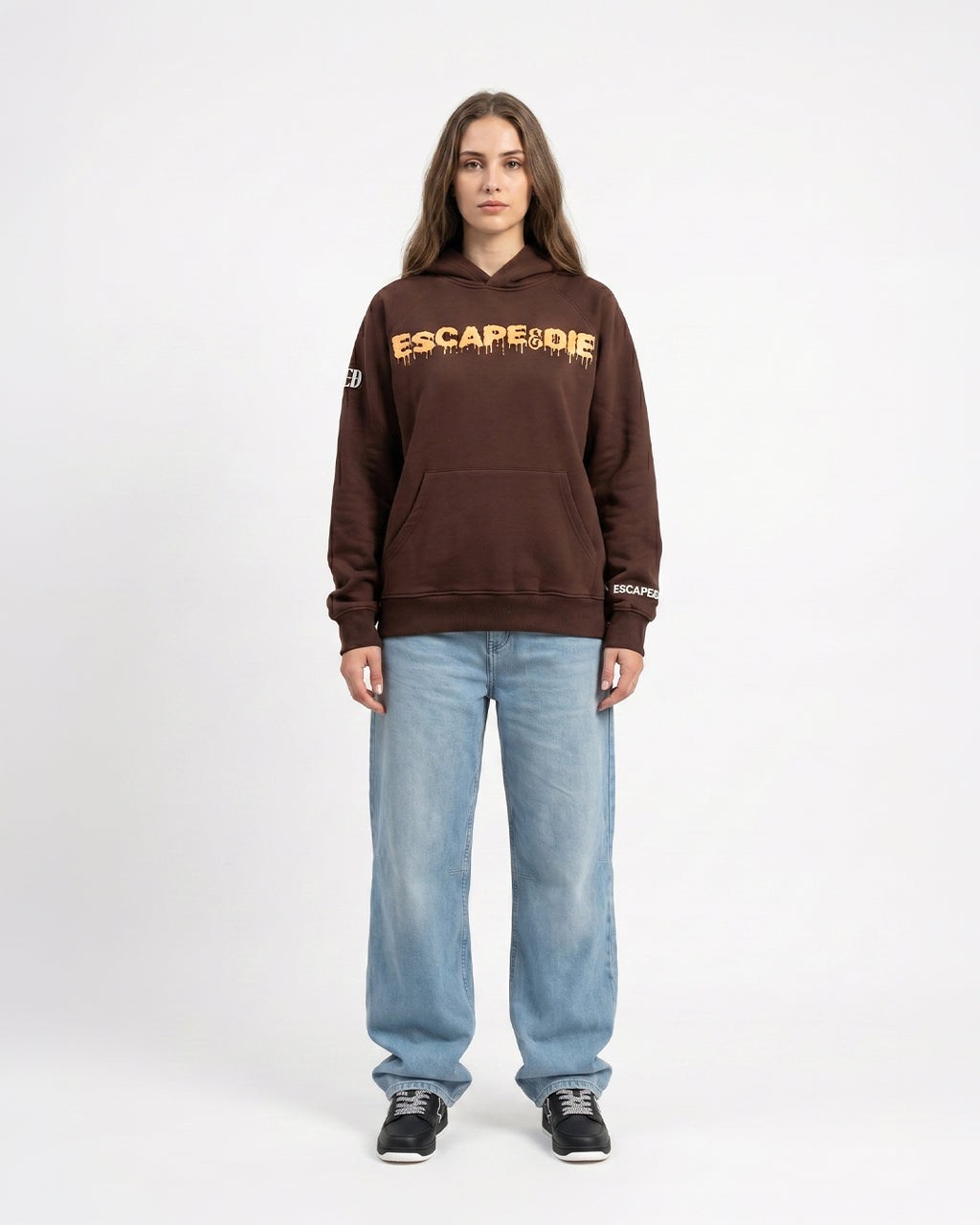 Book Brown Unisex Hoodie