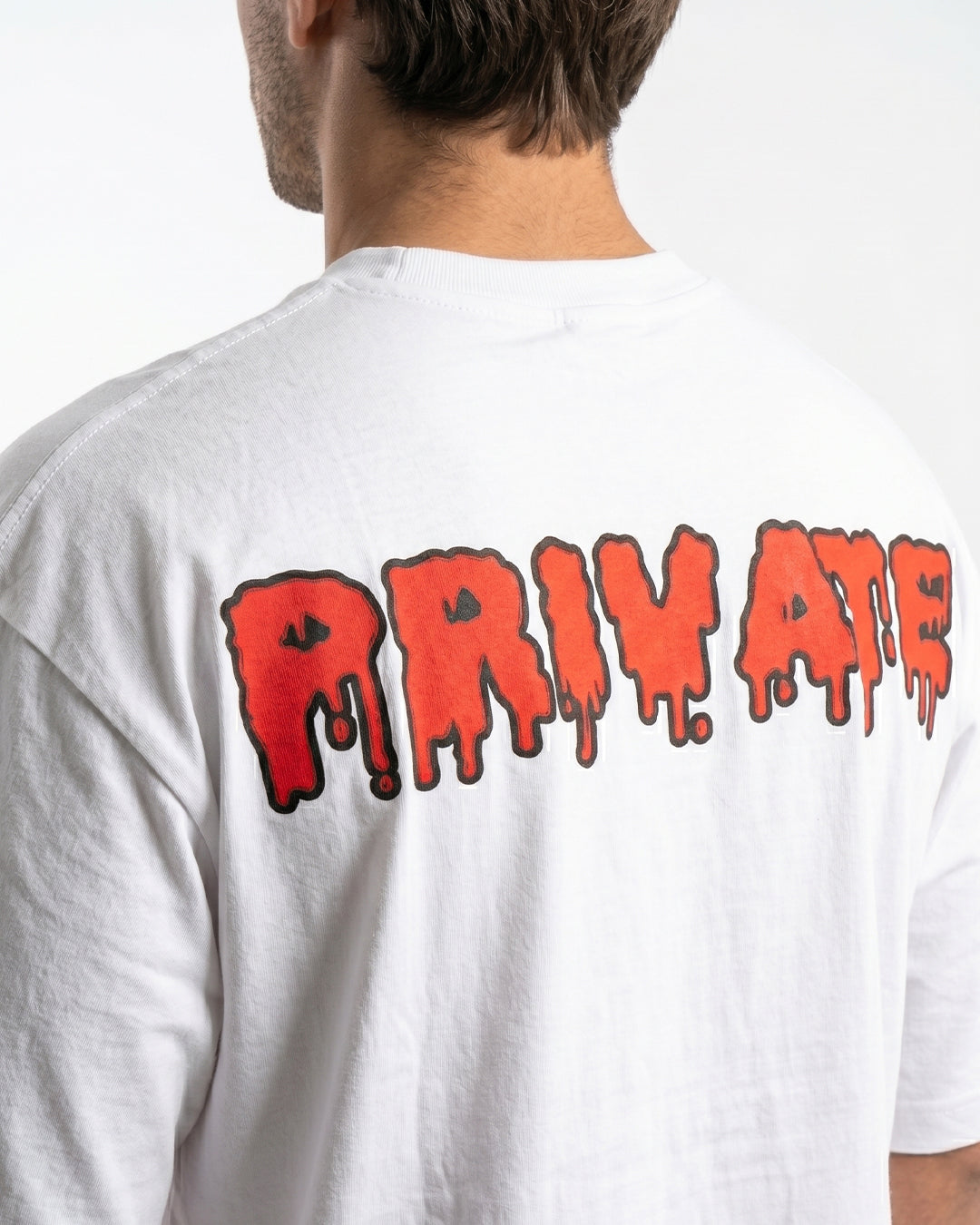 Escape White Private Oversize T-Shirt-thumbmail-2