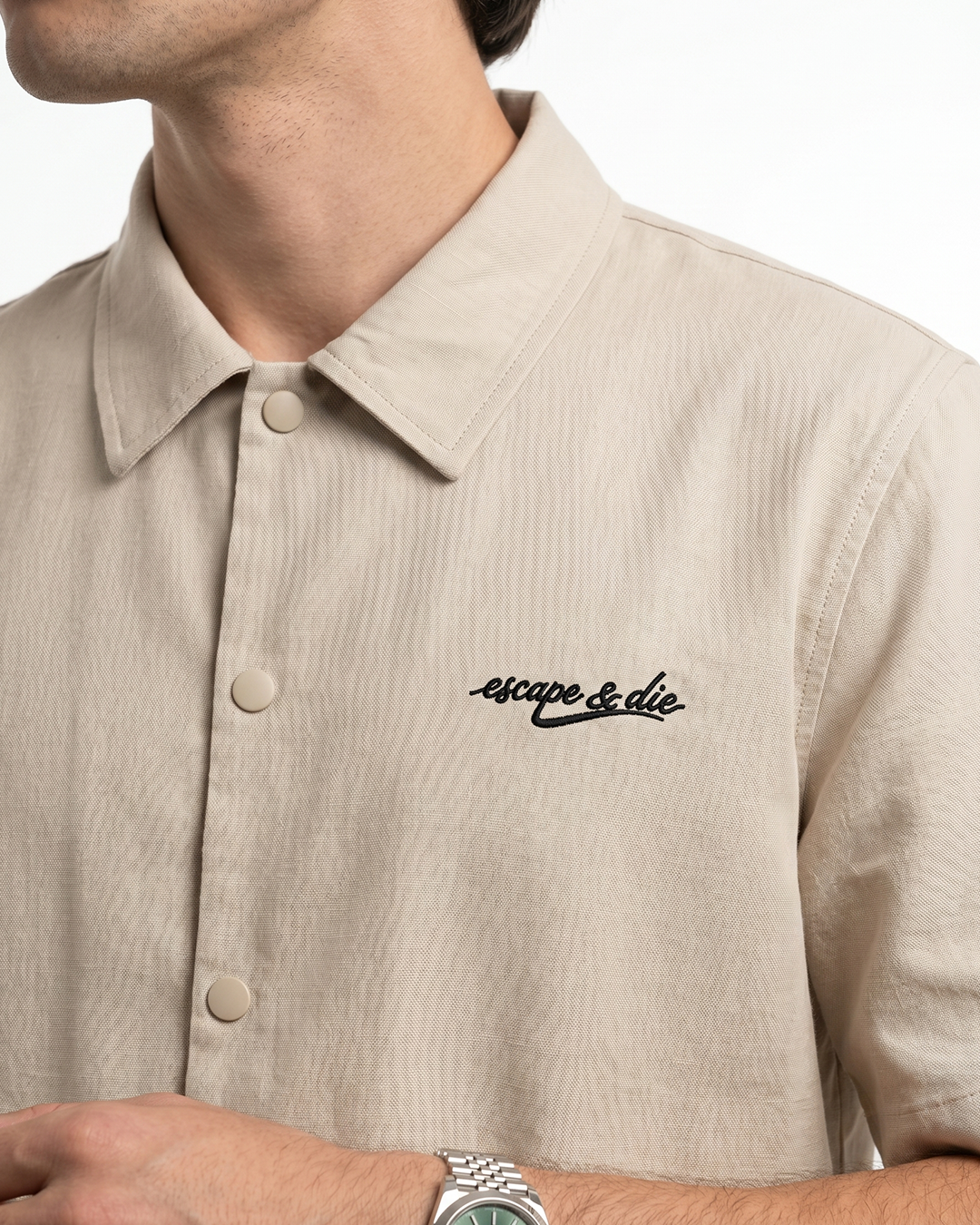 PURE ESCAPE LINEN SHIRT (BEIGE)-thumbmail-6