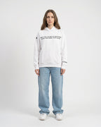 Escape Your Mind -white Unisex Hoodie