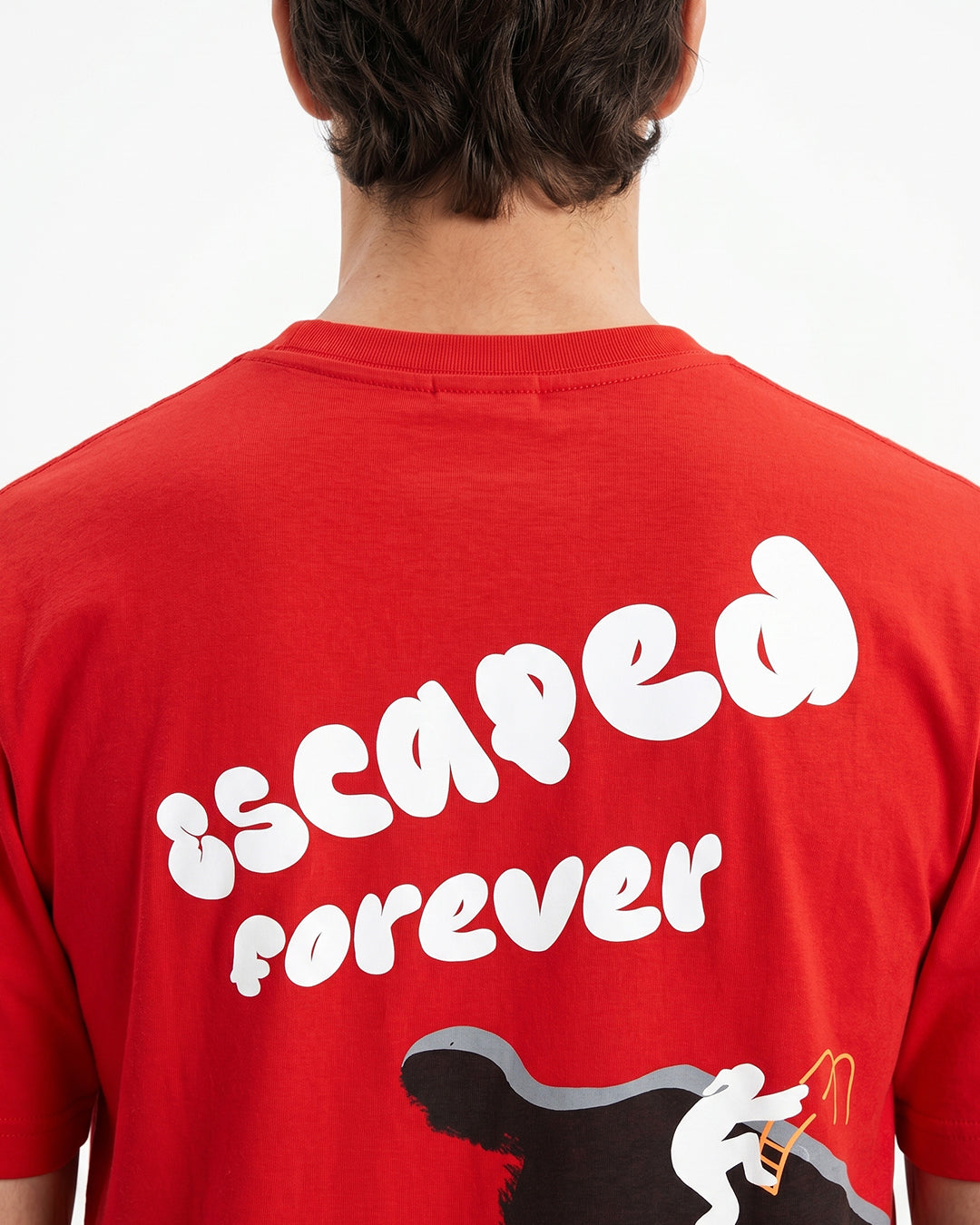 Ladder on the edge T-shirt -thumbmail-5