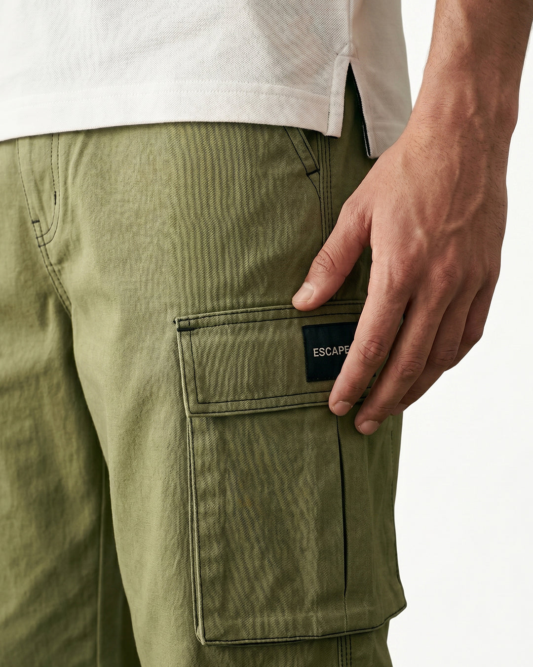 Escape Olive Green Cargo-thumbmail-2