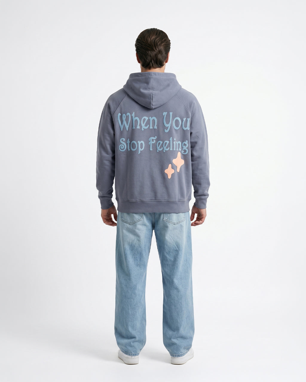 Feelings Grey Unisex Hoodie