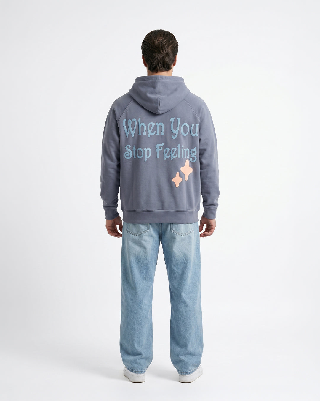 Feelings Grey Unisex Hoodie