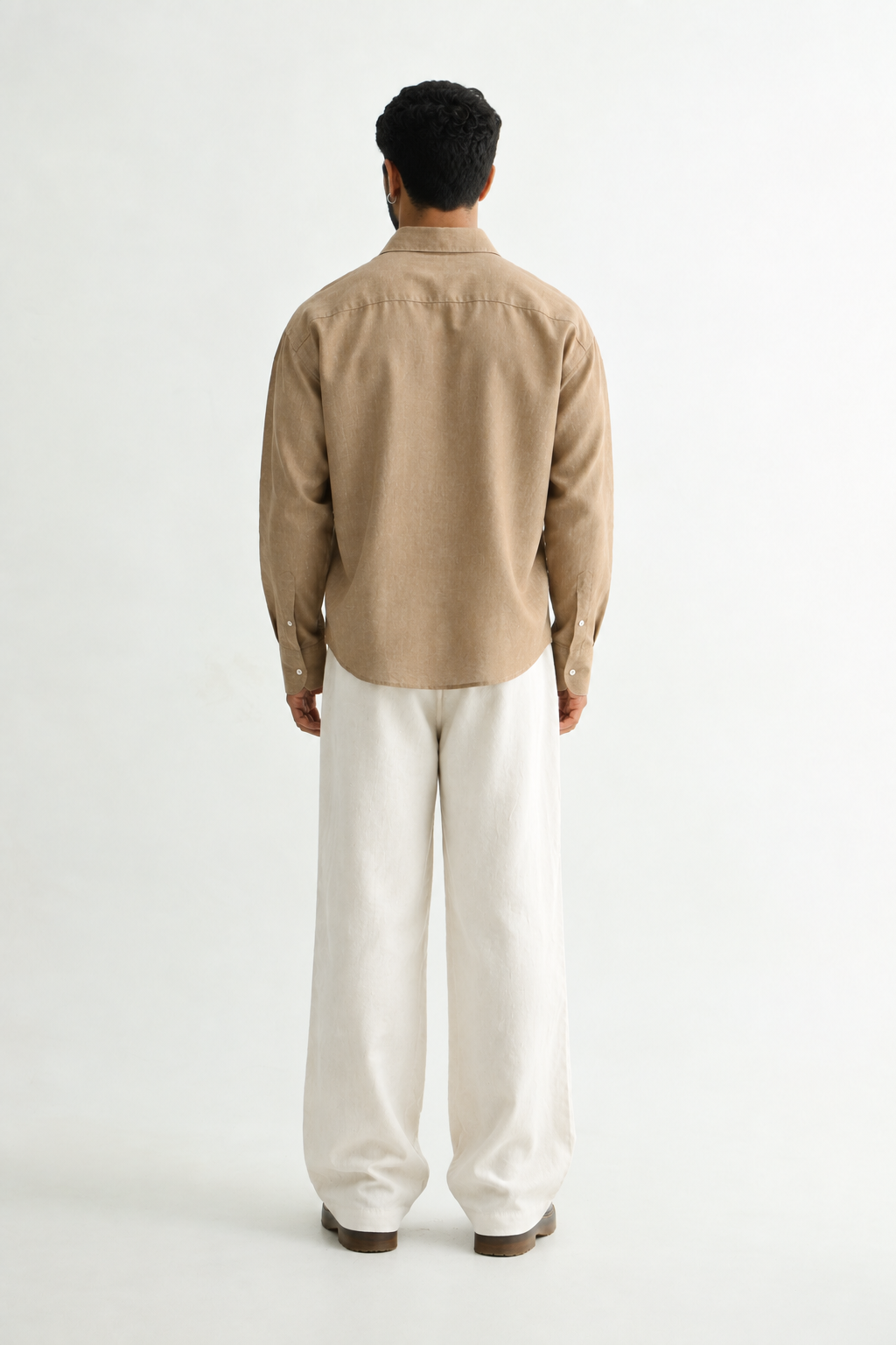 Tan & White Linen Set-thumbmail-2
