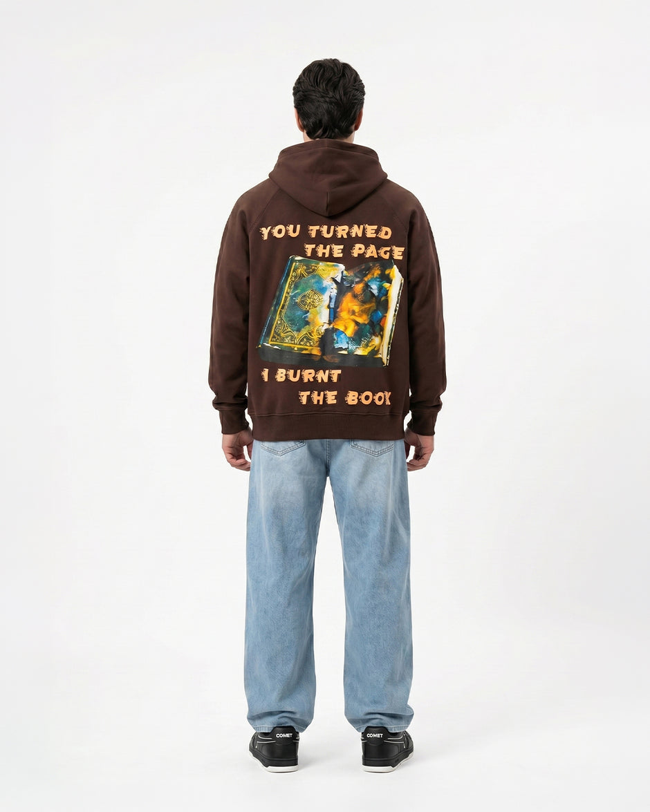 Book Brown Unisex Hoodie