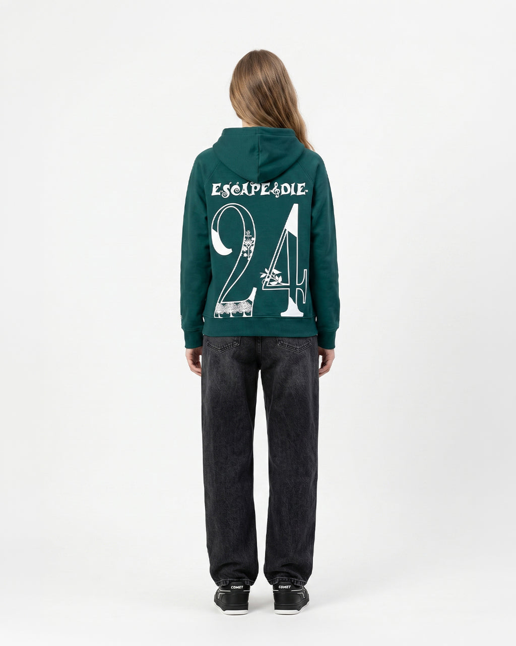 Fear Of Being Average -bottle Green Unisex Hoodie