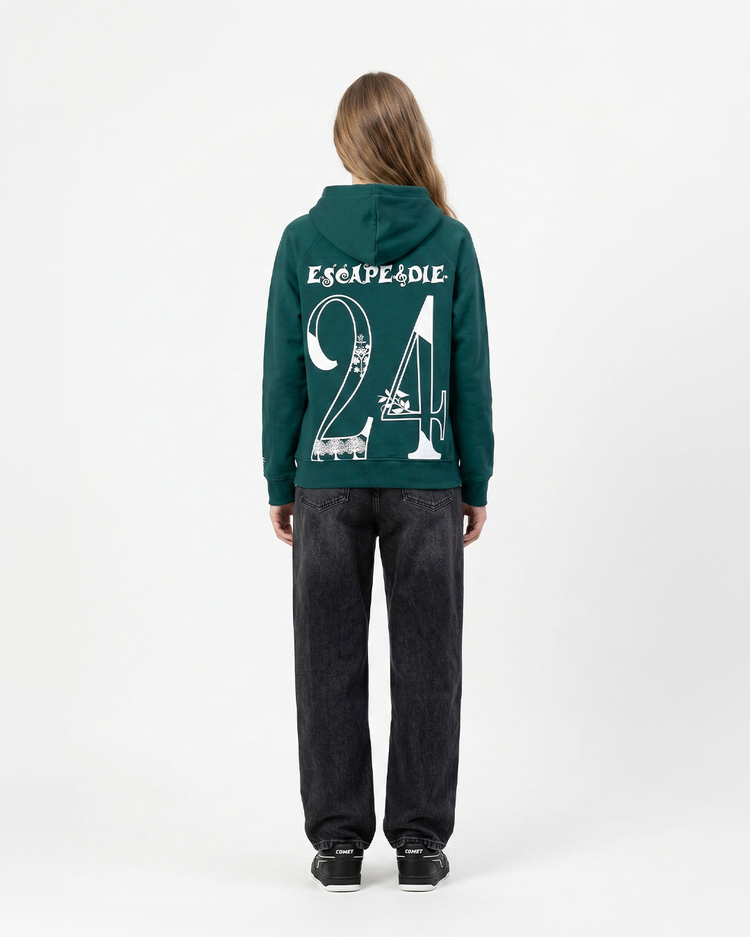 Fear Of Being Average -bottle Green Unisex Hoodie