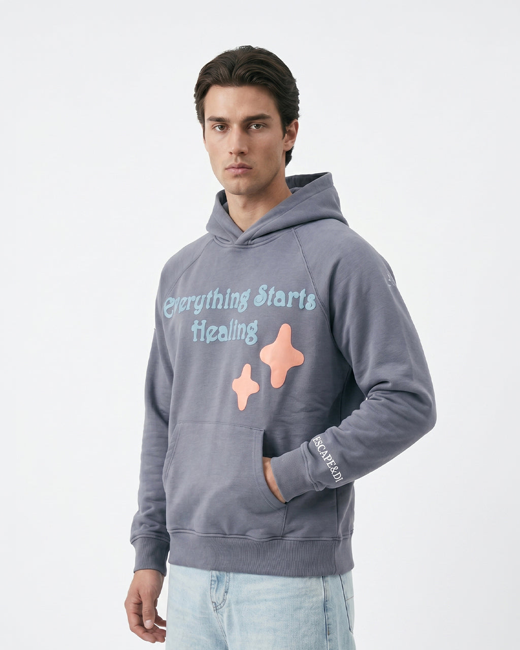 Feelings Grey Unisex Hoodie