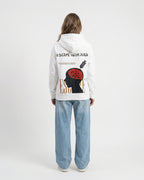 Escape Your Mind -white Unisex Hoodie