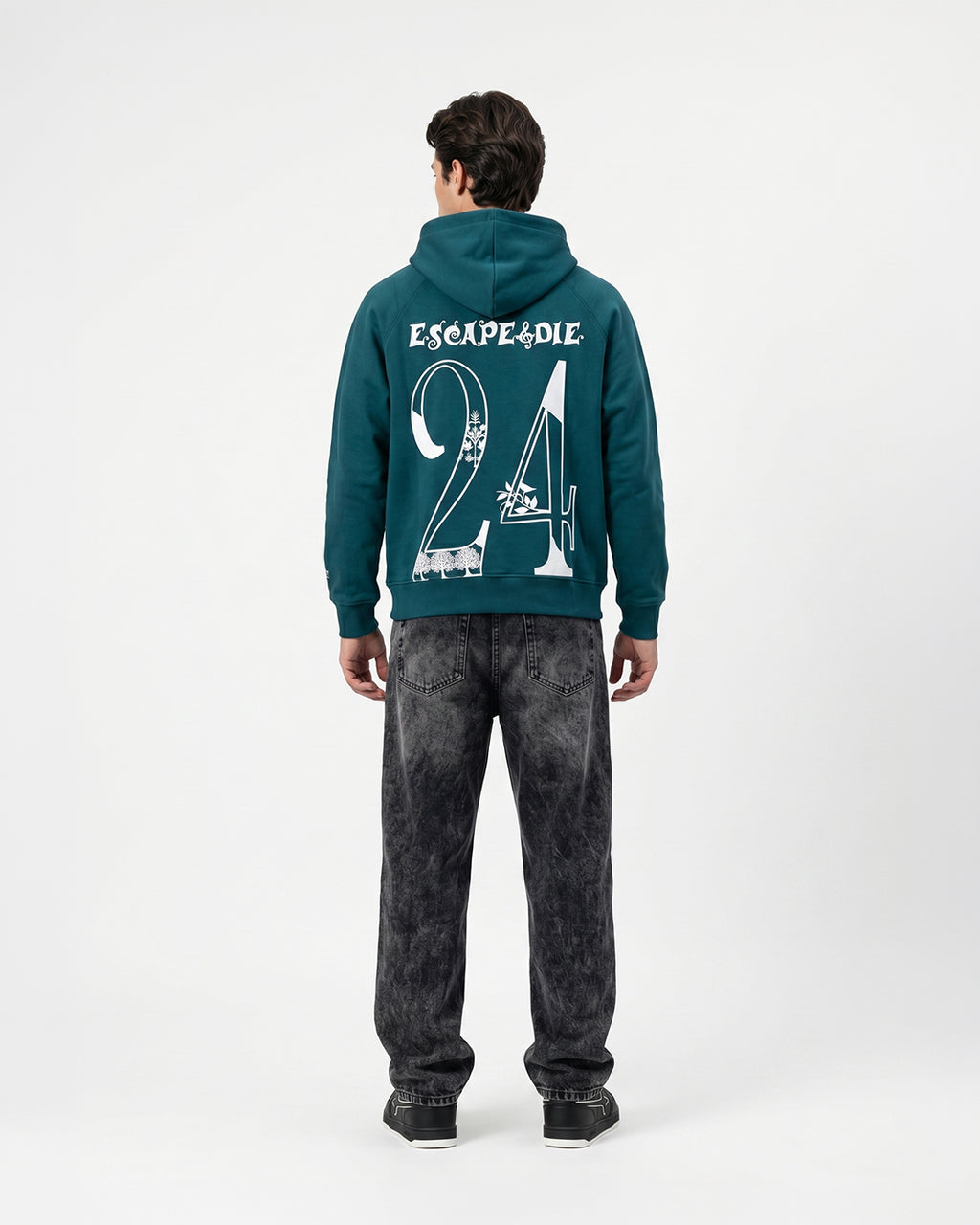 Fear Of Being Average -bottle Green Unisex Hoodie