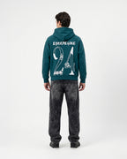 Fear Of Being Average -bottle Green Unisex Hoodie