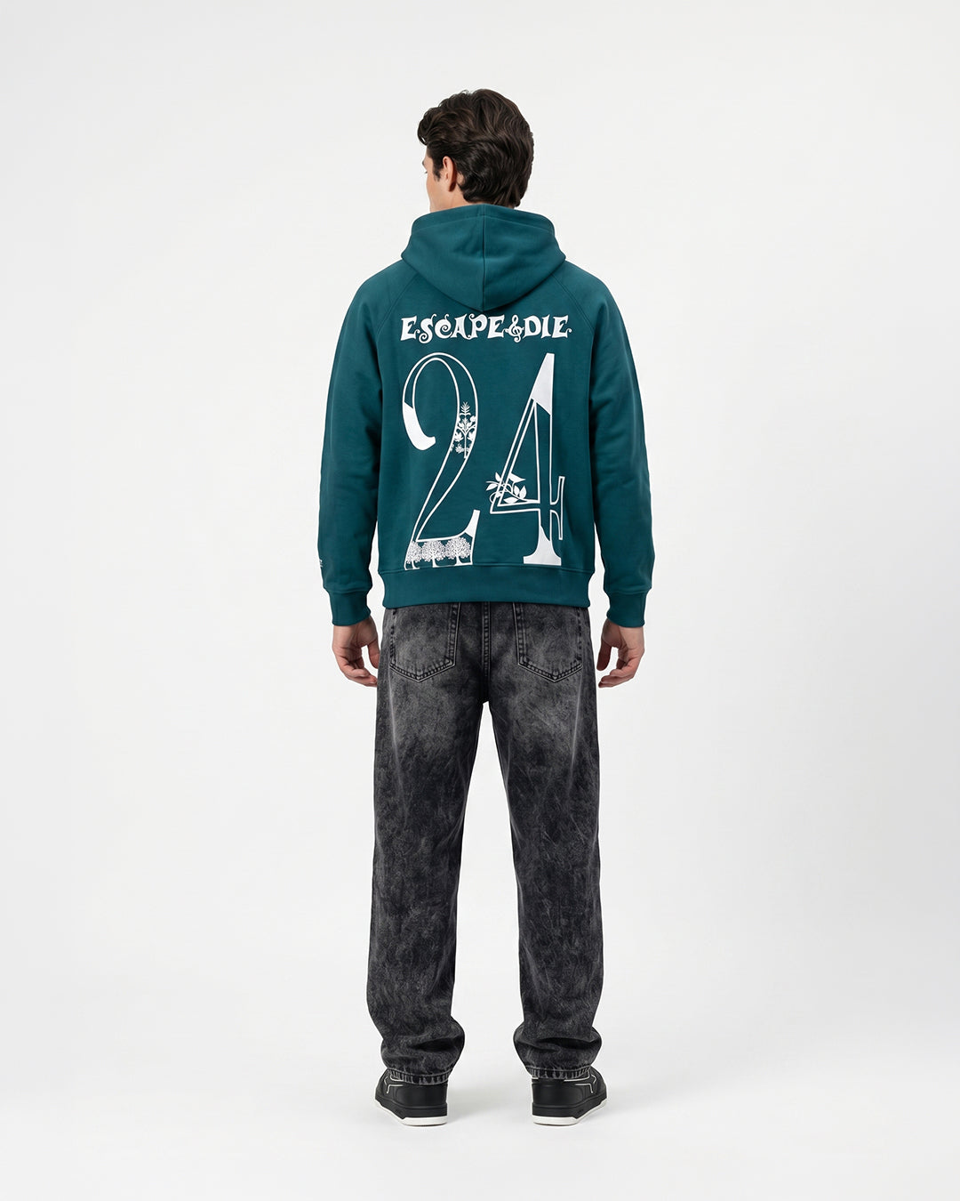 Fear Of Being Average -bottle Green Unisex Hoodie