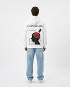 Escape Your Mind -white Unisex Hoodie