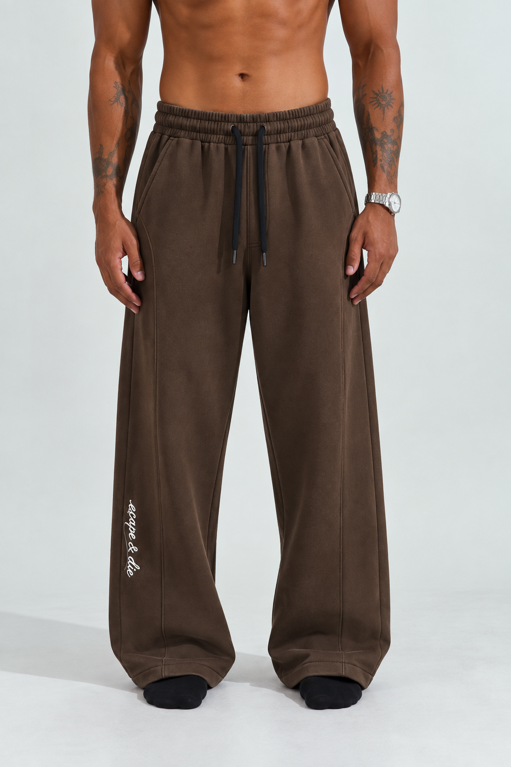 COCOA FLEX SWEATPANT (BROWN)