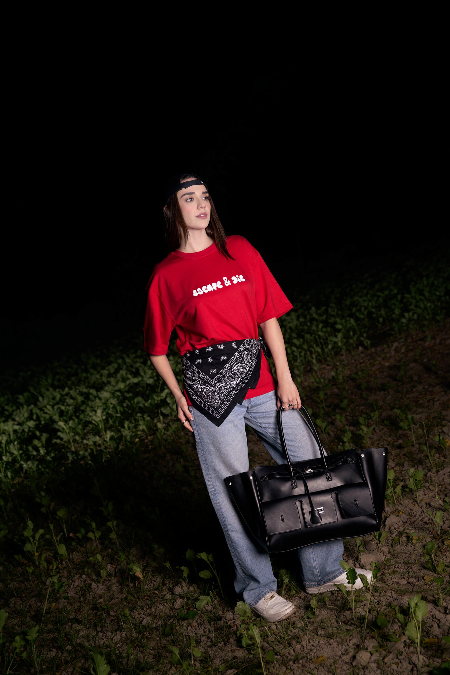 Ladder on the edge T-shirt 